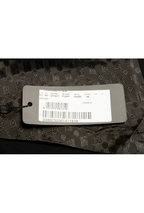 Dolce & Gabbana Men's Black 100% Wool Button Down Vest : Picture 6