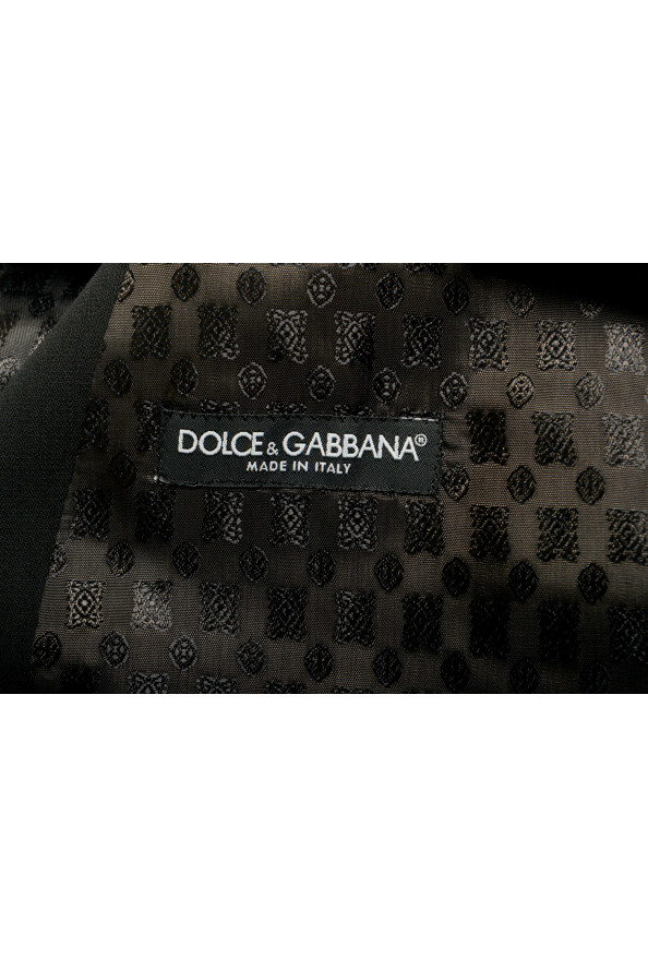 Dolce & Gabbana Men's Black 100% Wool Button Down Vest : Picture 7