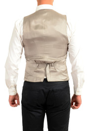 Dolce & Gabbana Men's Gray Silk Button Down Vest: Picture 3
