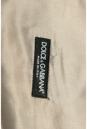 Dolce & Gabbana Men's Gray Silk Button Down Vest: Picture 5