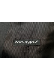 Dolce & Gabbana Men's Black Wool Silk Button Down Vest: Picture 6