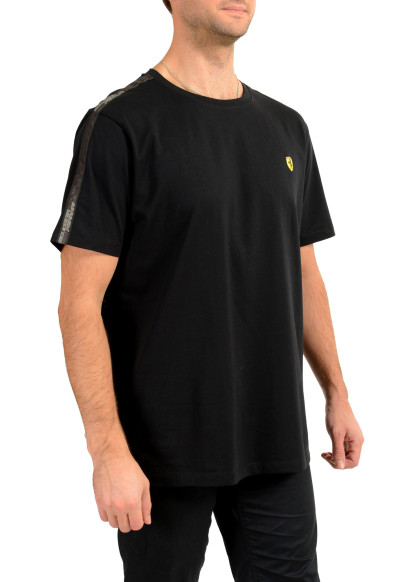 Scuderia Ferrari Men's Black Logo Print Short Sleeve T-Shirt : Picture 2