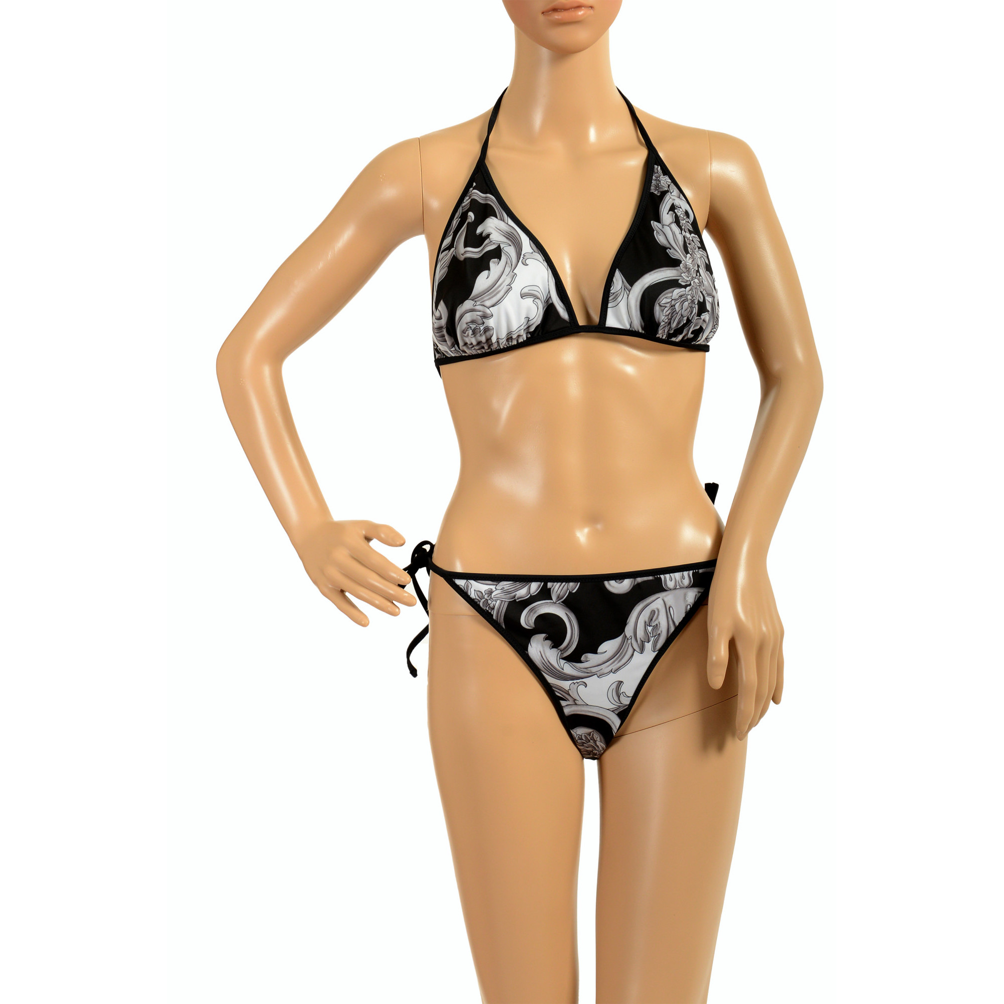 VERSACE カラフルペイズリー セパレート水着 Versace Women's Multi-Color 2 Piece Reversible Swimsuit