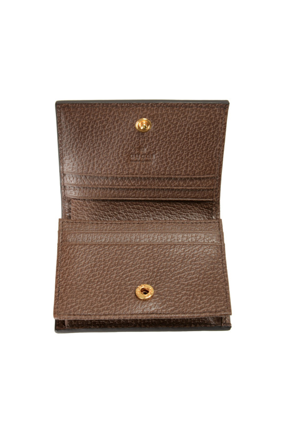 Gucci Women's Ophidia GG Leather Trimmed Card Case Wallet: Picture 3