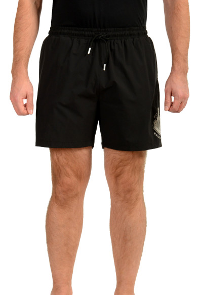 Hugo Boss X NFL "Raiders" Black Quick-Dry Swim Board Shorts