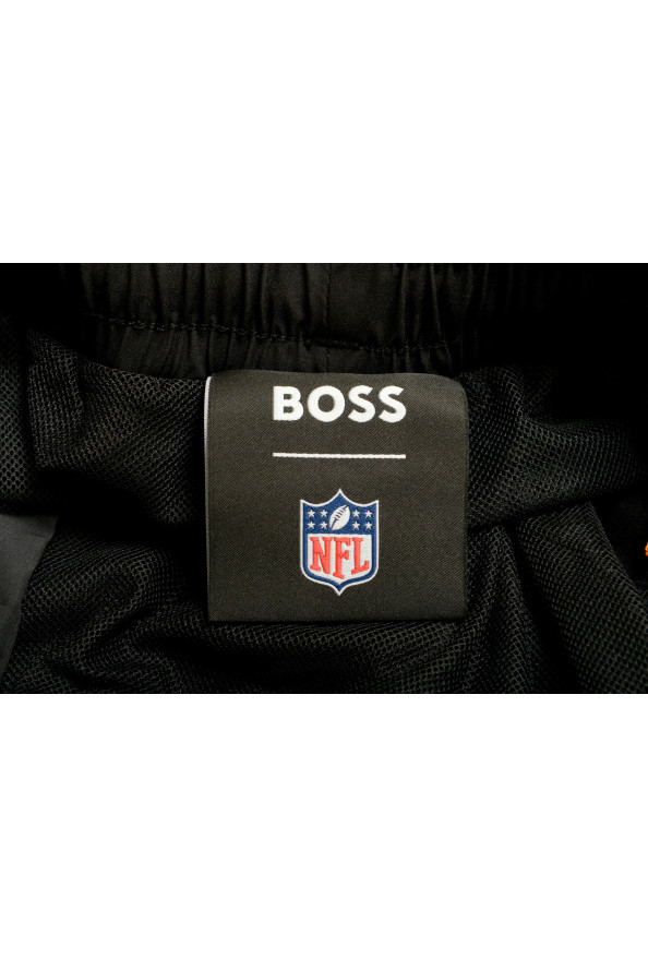 Hugo Boss X NFL "Raiders" Black Quick-Dry Swim Board Shorts: Picture 5