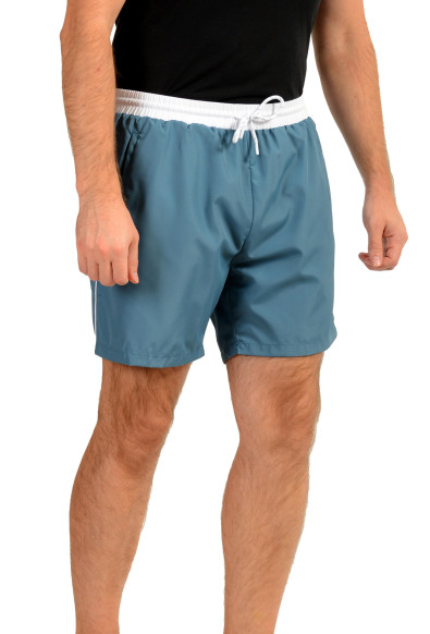 Hugo Boss Men's "Starfish" Teal Blue Swim Board Shorts: Picture 2