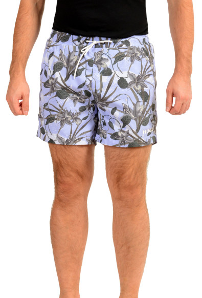 Hugo Boss Men's "GALALA" Floral Print Swim Board Shorts 