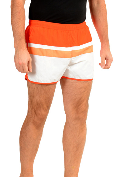 Hugo Boss Men's "Moonfish" Multi-Color Striped Swim Board Shorts : Picture 2