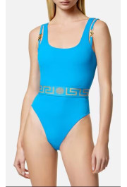 Versace Women's Mediterranean Blue One Piece Swimsuit