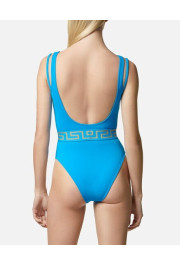 Versace Women's Mediterranean Blue One Piece Swimsuit: Picture 4