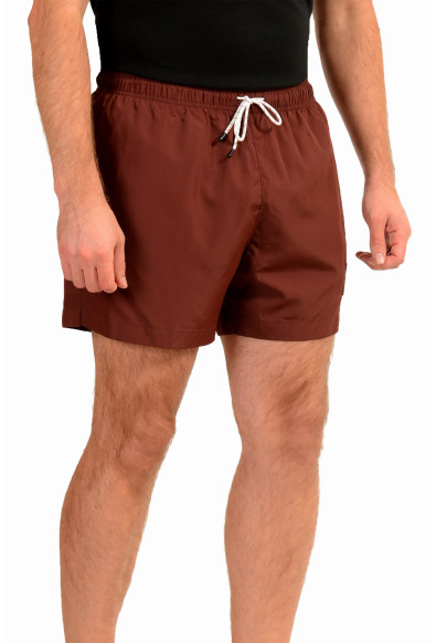 Hugo Boss Men's "Phipps" Plum Purple Logo Print Swim Board Shorts: Picture 2