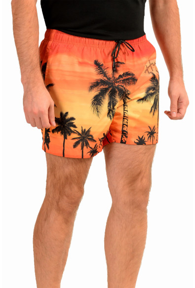 Hugo Boss Men's "RIN" Multi-Color Floral Print Swim Board Shorts: Picture 2