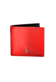 Scuderia Ferrari "Hypersonic Horizontal" Red Patent Leather Logo Bifold Wallet: Picture 3