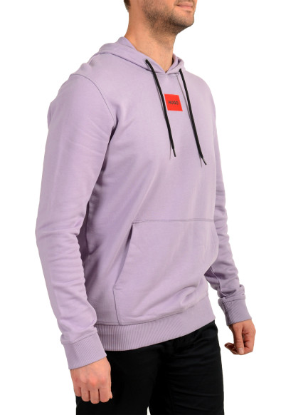 Hugo Boss Men's "Daratschi214" Purple Logo Hooded Sweatshirt Hoodie : Picture 2