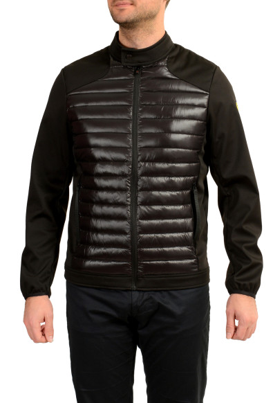 Scuderia Ferrari Men's Black Down Insulated Windbreaker Jacket 