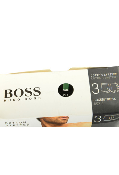 Hugo Boss Men's Trunk 3P CO/EL 3 Pack Stretch Boxer/Trunk Underwear: Picture 2