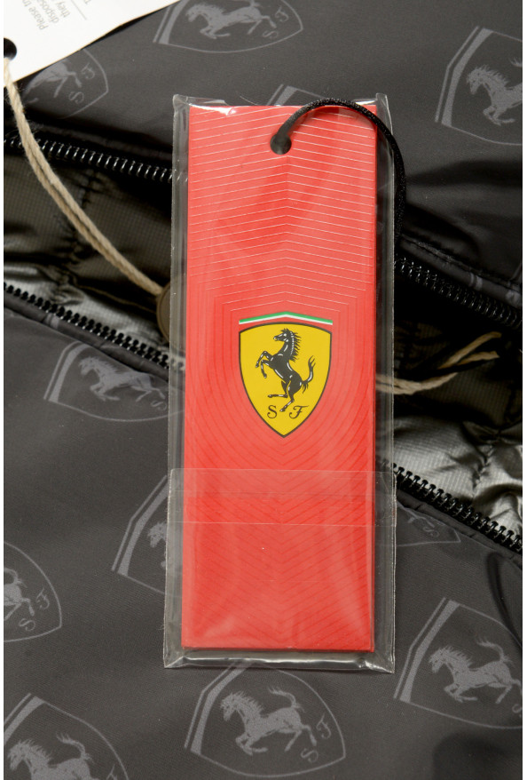 Scuderia Ferrari Men's Reversible Insulated Logo Print Allover Vest: Picture 9
