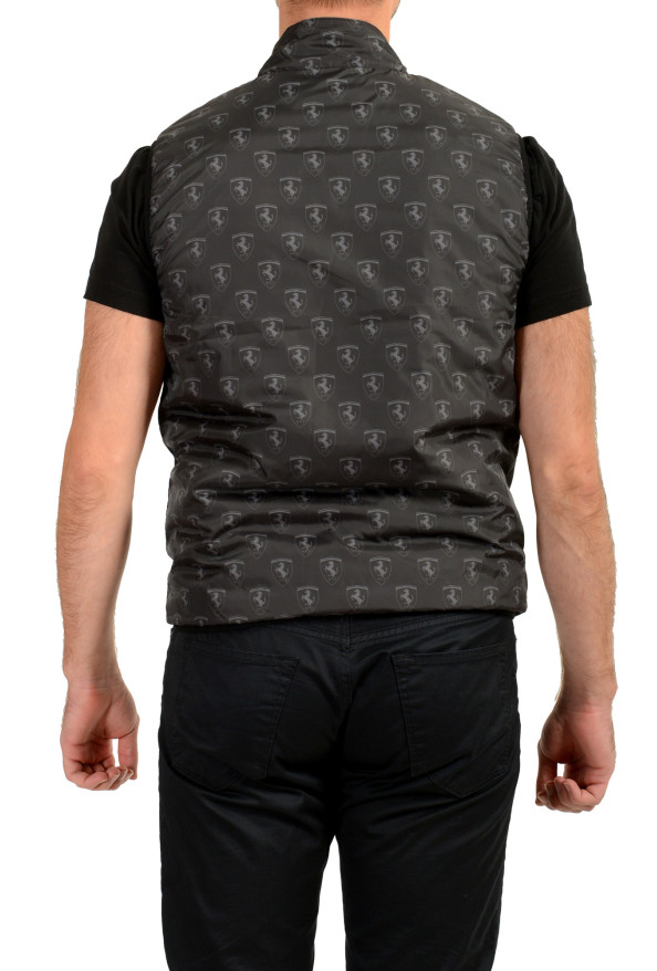 Scuderia Ferrari Men's Reversible Insulated Logo Print Allover Vest: Picture 3