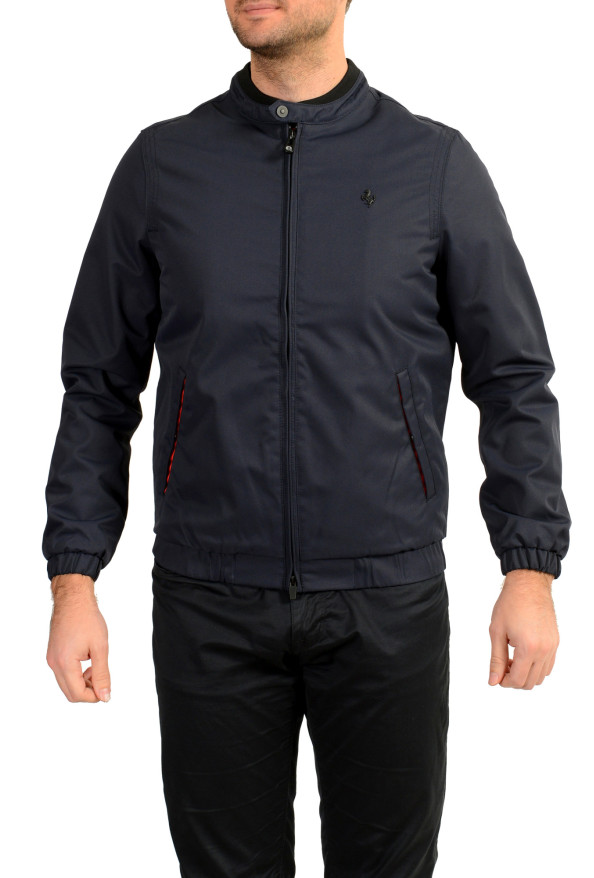 Scuderia Ferrari Men's Blue Full Zip Insulated Jacket