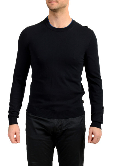 Hugo Boss "Fabello" Men's Navy Blue Crewneck Pullover Sweater