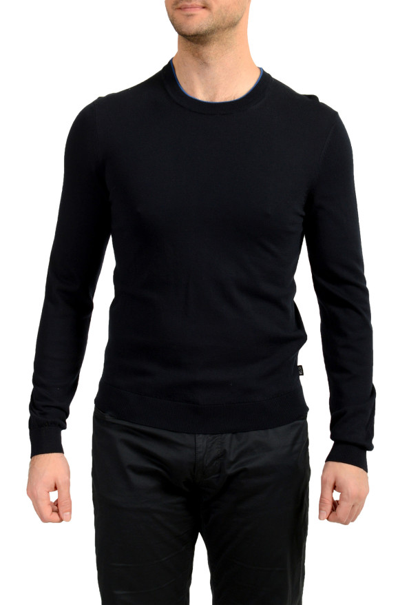 Hugo Boss "Fabello" Men's Navy Blue Crewneck Pullover Sweater
