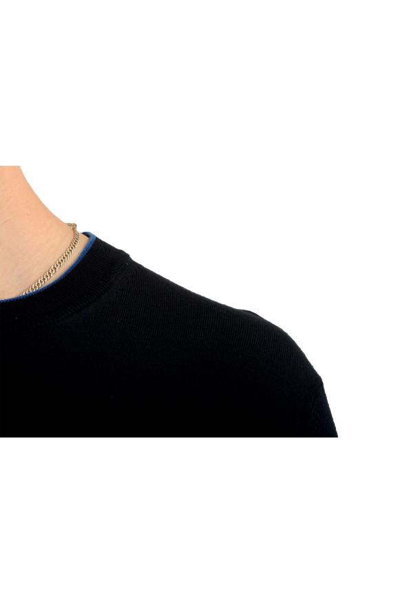 Hugo Boss "Fabello" Men's Navy Blue Crewneck Pullover Sweater: Picture 4