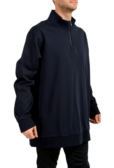 Hugo Boss Men's "B-Sidney 69_D" Blue 1/3 Zip Pullover Sweater : Picture 2