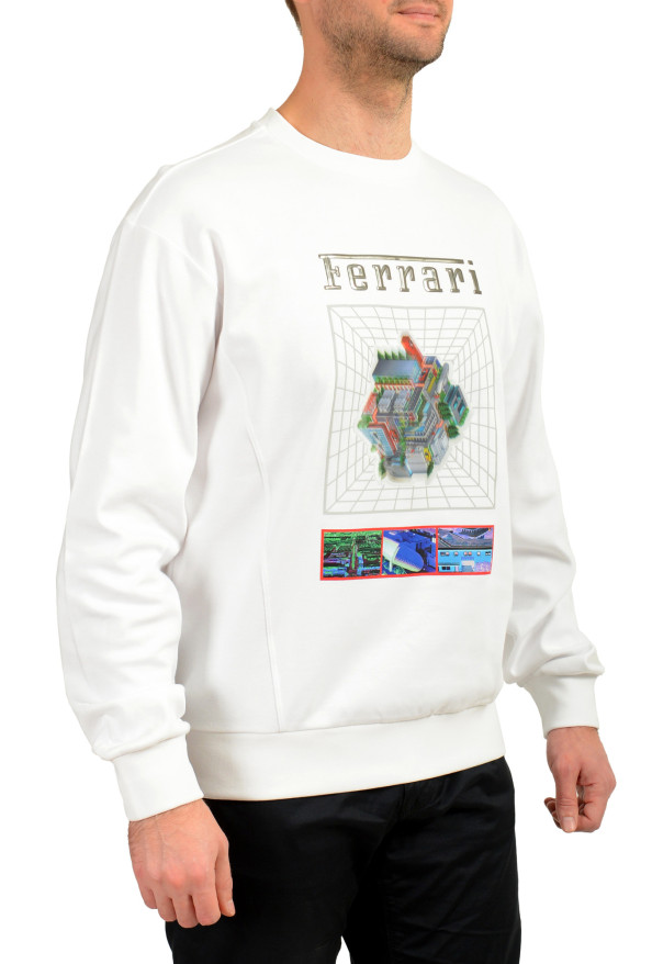 Scuderia Ferrari Men's Maranello Cube Transfer Interlock Sweatshirt : Picture 2
