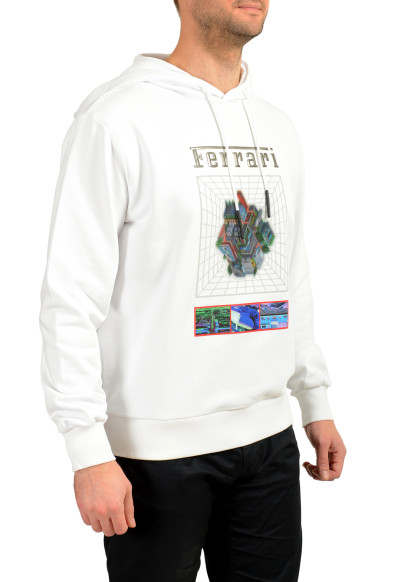 Scuderia Ferrari Fluid "Maranello Cube" White Transfer Fleece Hoodie : Picture 2