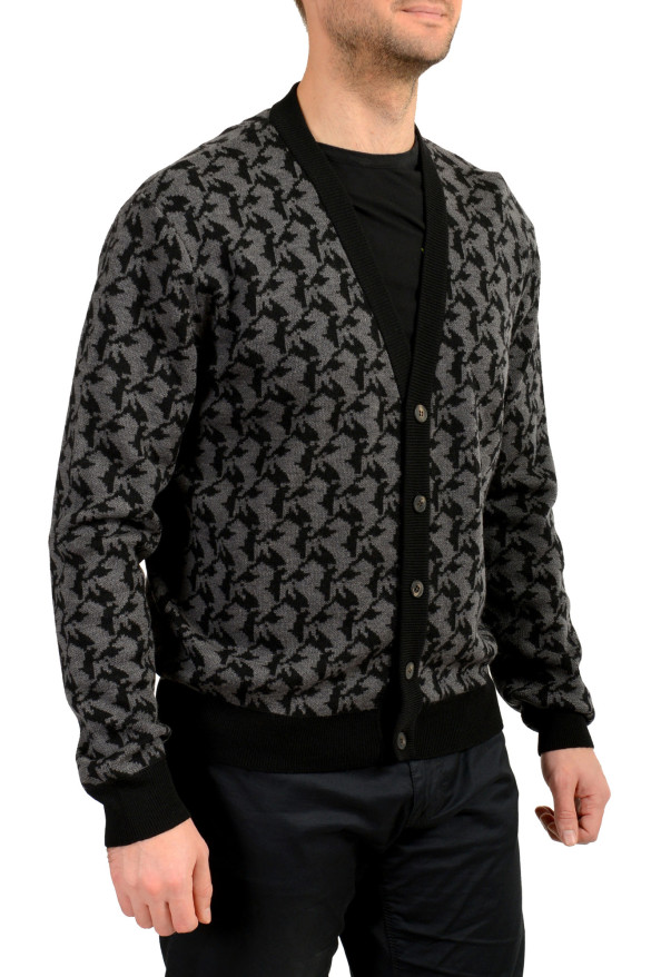 Scuderia Ferrari Fluid Cavallino Pixelated 100% Wool Cardigan Sweater: Picture 2