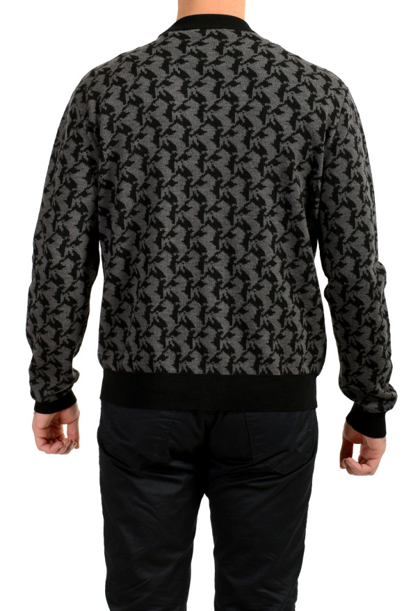 Scuderia Ferrari Fluid Cavallino Pixelated 100% Wool Cardigan Sweater: Picture 3