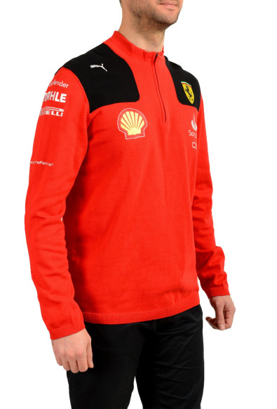 Puma X Scuderia Ferrari Men's SF Team HZ Knit 1/3 Zip Sweater : Picture 2