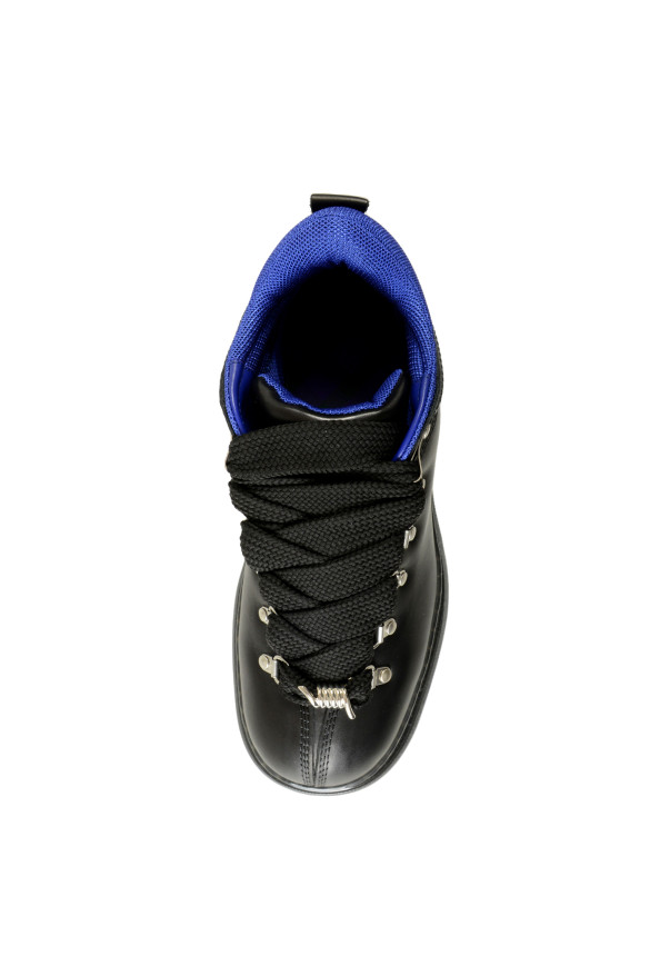 Burberry Men's "Trek Boot" Black Leather Hiking Boots Shoes : Picture 7