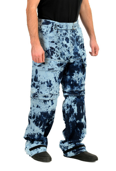 Scuderia Ferrari Men's Washed & Bleached Denim Cargo Eco Pants: Picture 2