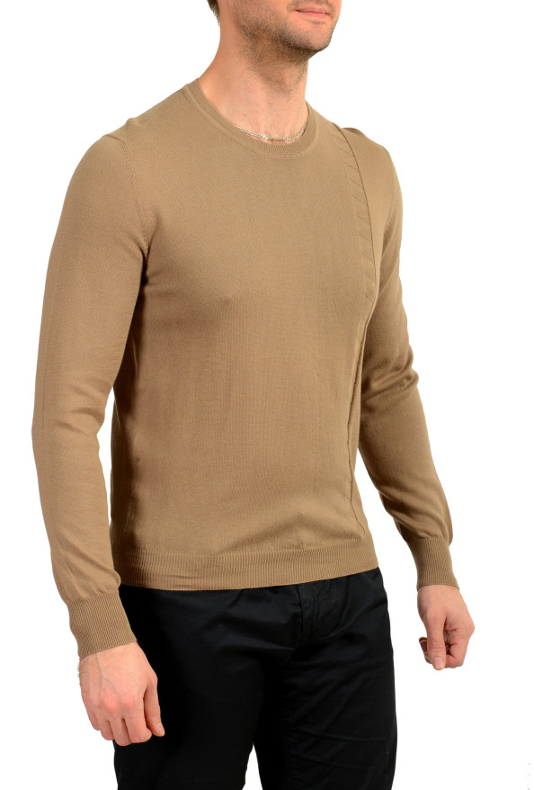 Malo Men's Brown Crewneck Pullover Sweater : Picture 2