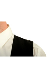 Dolce & Gabbana Men's Black Striped Button Up Vest : Picture 4