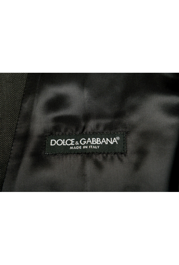 Dolce & Gabbana Men's Black Striped Button Up Vest : Picture 5