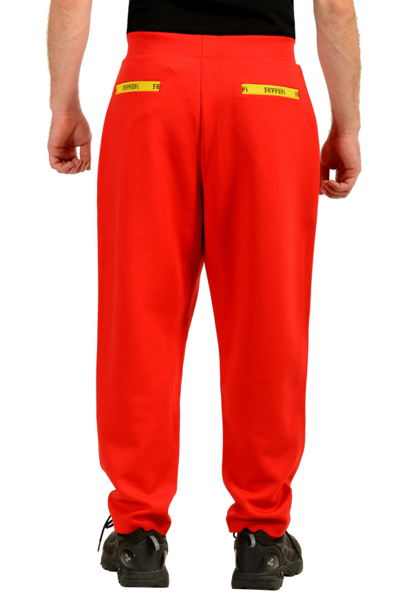 Scuderia Ferrari Men's Red "Double Face Lanyard" Joggers Pants: Picture 3