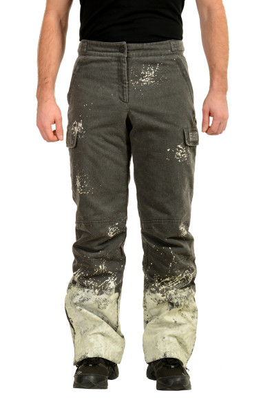 Emporio Armani EA7 Men's Wool Painted Insulated Snow Pants