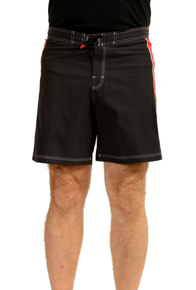 Hugo Boss Men's "RYDE" Multi-Color Logo Print Swim Board Shorts