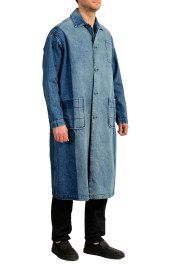 Scuderia Ferrari Fluid Two Tone Blue Denim Coat: Picture 2