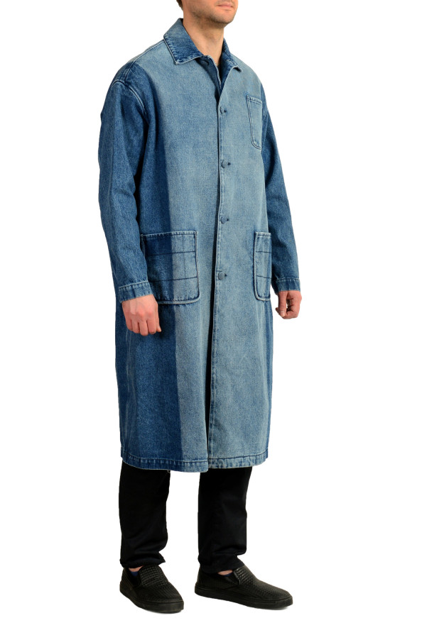 Scuderia Ferrari Fluid Two Tone Blue Denim Coat: Picture 2