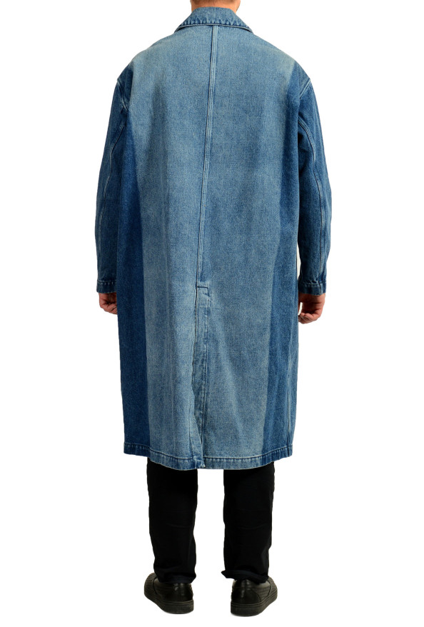 Scuderia Ferrari Fluid Two Tone Blue Denim Coat: Picture 3