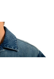 Scuderia Ferrari Fluid Two Tone Blue Denim Coat: Picture 4