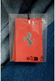 Scuderia Ferrari Fluid Two Tone Blue Denim Coat: Picture 6