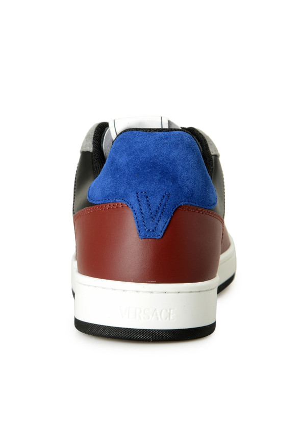 Versace Men's Medusa Logo Multicolor Leather Athletic Sneakers Shoes: Picture 3