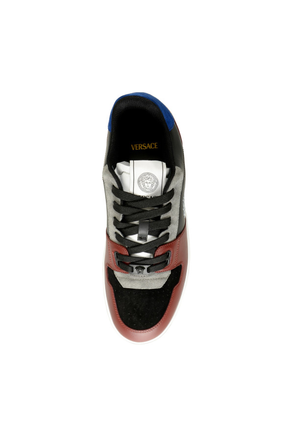 Versace Men's Medusa Logo Multicolor Leather Athletic Sneakers Shoes: Picture 7