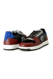 Versace Men's Medusa Logo Multicolor Leather Athletic Sneakers Shoes: Picture 8
