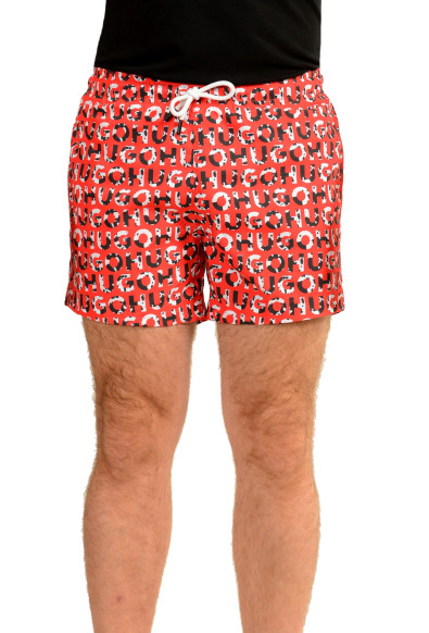 Hugo Boss Men's "TORTUGA" Logo Print Swim Board Shorts